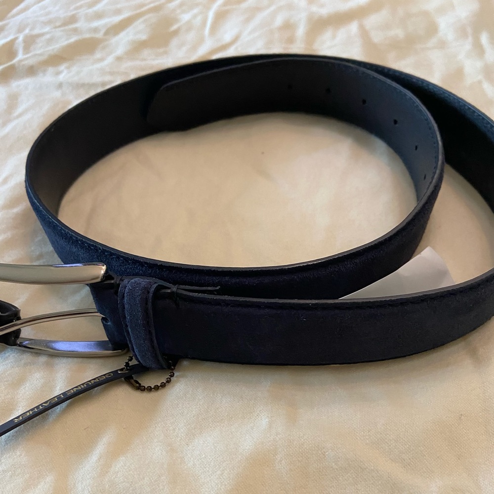 TASSO ELBA GENIUNE LEATHER SUEDE BELT SIZE: 34- 36